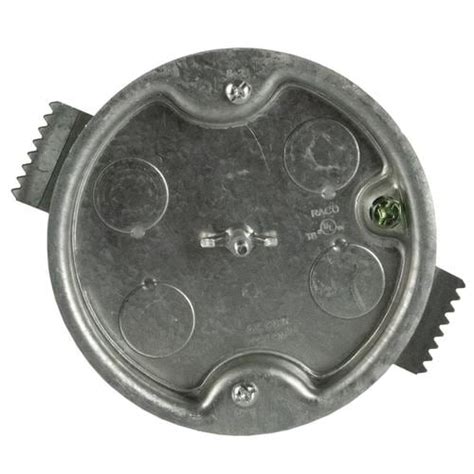 metal round box|round shallow wall electrical box.